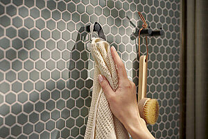Hansgrohe AddStoris S Tekli Askı Mat Siyah 41762670 - 2