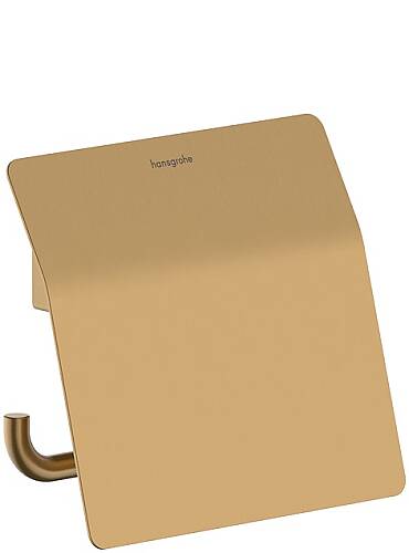 Hansgrohe AddStoris S Tuvalet Kağıtlığı Kapaklı Mat Bronz 41783140 - 1