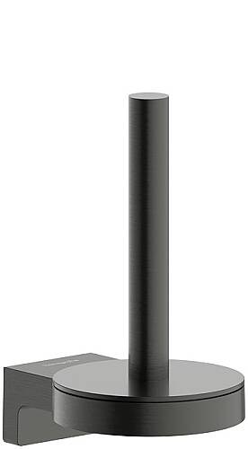 Hansgrohe AddStoris S Yedek Tuvalet Kağıtlığı Mat SiyahKrom 41786340 - 1