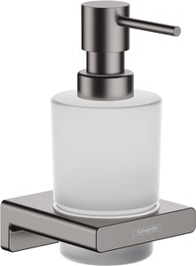 Hansgrohe AddStoris Sıvı Sabunluk Mat SiyahKrom 41745340 - Hansgrohe