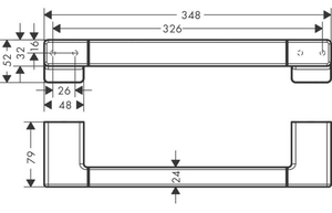 Hansgrohe AddStoris Tutamak-Mat Bronz - 2