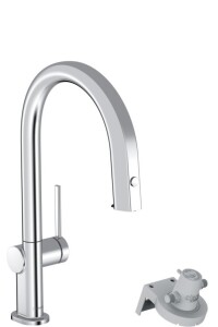 Hansgrohe Aqittura M91 Arıtmalı Eviye Bataryası Çekilebilir Gaga 1Jet 76803000 - 1