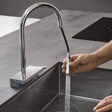 Hansgrohe Aquno Eviye Bataryası Paslanmaz Çelik 73831800 - 3