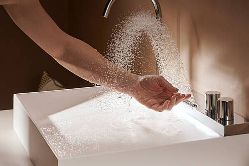 Hansgrohe Avalegra AquaUnit Bataryalı Lavabo 58 cm 22472000 - 2