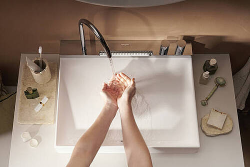 Hansgrohe Avalegra AquaUnit Bataryalı Lavabo 58 cm 22472000 - 3