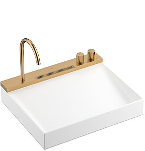 Hansgrohe Avalegra AquaUnit Bataryalı Lavabo 58 cm Mat Bronz 22472140 - Hansgrohe
