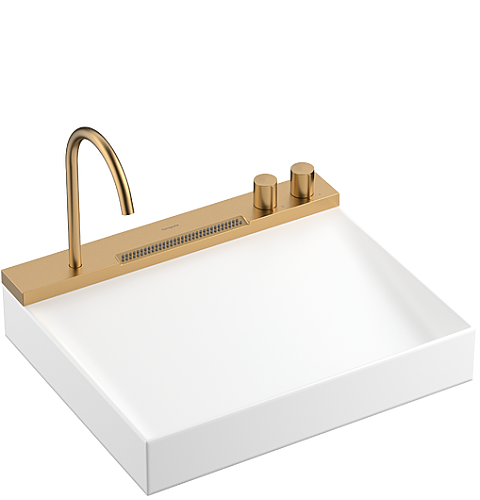 Hansgrohe Avalegra AquaUnit Bataryalı Lavabo 58 cm Mat Bronz 22472140 - 1