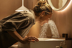 Hansgrohe Avalegra AquaUnit Bataryalı Lavabo 58 cm Mat Bronz 22472140 - 3