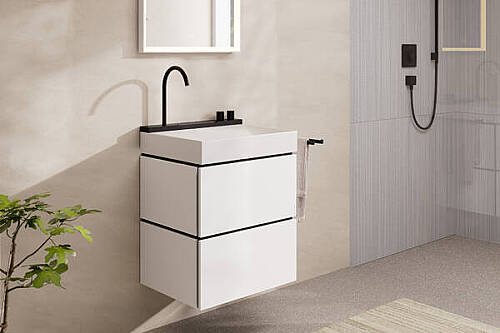 Hansgrohe Avalegra AquaUnit Bataryalı Lavabo 58 cm Mat Siyah 22472670 - 3