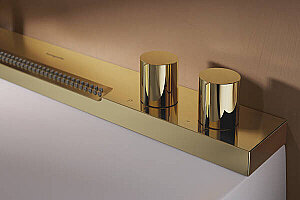 Hansgrohe Avalegra AquaUnit Bataryalı Lavabo 58 cm Parlak Altın 22472990 - 2