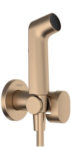 Hansgrohe Bidette S Taharet Seti Sıcak/Soğuk Su Mat Bronz 29232140 - 1