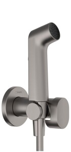 Hansgrohe Bidette S Taharet Seti Sıcak/Soğuk Su Mat SiyahKrom 29232340 