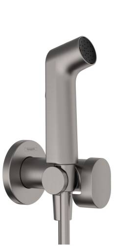 Hansgrohe Bidette S Taharet Seti Sıcak/Soğuk Su Mat SiyahKrom 29232340 - 1