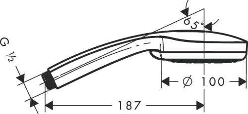 Hansgrohe Croma 100 Vario El Duşu 4 Jet 28535000 - 6
