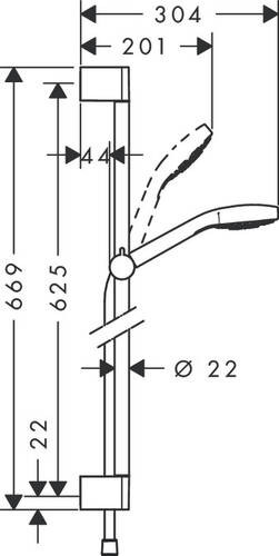 Hansgrohe Croma Select Duş seti 26582400 - 2