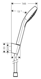 Hansgrohe Croma Select S El Duşu Seti Beyaz-Krom 26411400 - 2