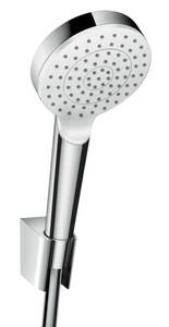 Hansgrohe Crometta 1jet El Duşu Seti 160cm Beyaz/Krom 26567400 - 1