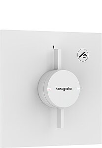 Hansgrohe DuoTurn E Ankastre Banyo Bataryası 1 Çıkış Mat Beyaz 75617700 - 1