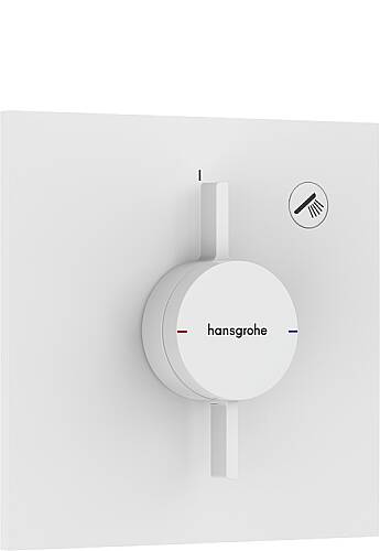 Hansgrohe DuoTurn E Ankastre Banyo Bataryası 1 Çıkış Mat Beyaz 75617700 - 1