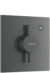 Hansgrohe DuoTurn E Ankastre Banyo Bataryası 1 Çıkış Mat SiyahKrom 75617340 - 1