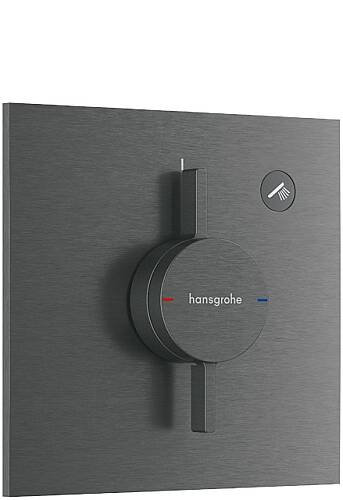 Hansgrohe DuoTurn E Ankastre Banyo Bataryası 1 Çıkış Mat SiyahKrom 75617340 - 1