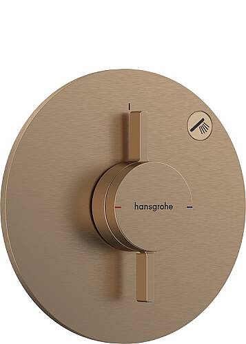 Hansgrohe DuoTurn S Ankastre Banyo Bataryası 1 Çıkış Mat Bronz 75618140 - 1