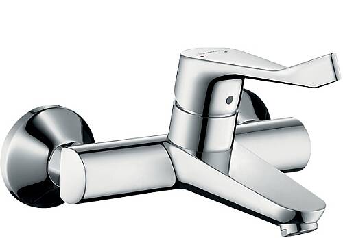 Hansgrohe Focus Lavabo Bataryası Duvara Monte Ekstra Uzun Volan ile 31913000 - 1