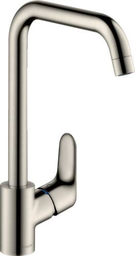 Hansgrohe Focus M41 Eviye Bataryası Paslanmaz Çelik 31820800 - 1