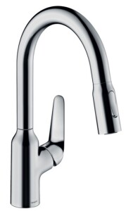 Hansgrohe Focus M42 Eviye Bataryası Çekilebilir Gaga 2 Akışlı 71801000 - 1