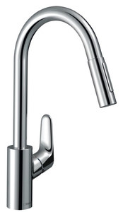 Hansgrohe Focus Spiralli Eviye Bataryası 2 Akışlı 31815000 - 1