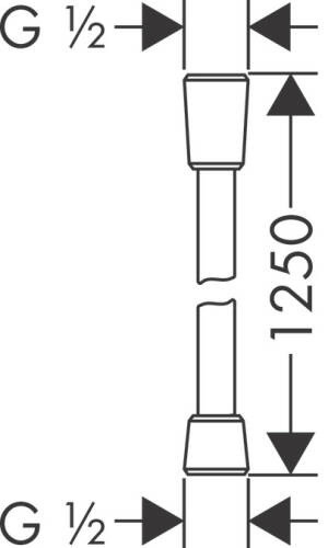 Hansgrohe Isıflex Spiral Hortum 1,25m 28272000 - 2