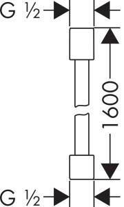 Hansgrohe Isıflex Spiral Hortum 1,60m Parlak Altın 28276990 - 2