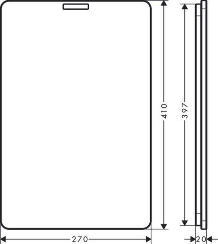 Hansgrohe Kesme Tahtası , Ceviz 40960000 - 4