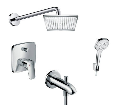 Hansgrohe Logis Ankastre Duş Sistemi Krom Gagalı - 1