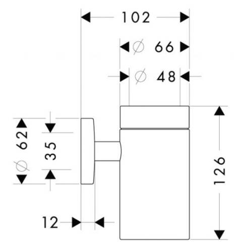 Hansgrohe Logis Diş Fırçalık 40518000 - 2