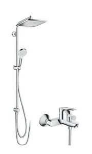 Hansgrohe Logis E Kare Duş Sistemi - Geberit