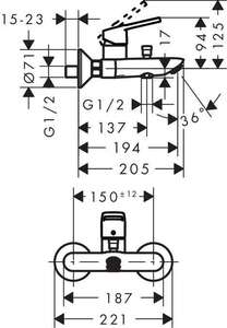 Hansgrohe Logis Loop Banyo Bataryası 71244000 - 2