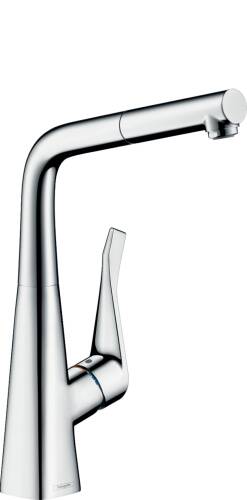 Hansgrohe Metris M71 Eviye Bataryası Spiralli 14821000 - 1