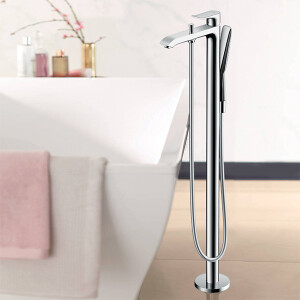 Hansgrohe Metris Yerden Küvet Bataryası 31471000 - 2