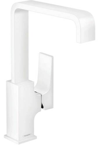 Hansgrohe Metropol Dönebilen Lavabo Bataryası Mat Beyaz 32511700 - 1