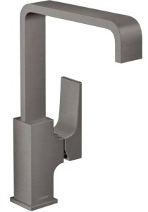 Hansgrohe Metropol Dönebilen Lavabo Batarya Mat Siyah Krom 32511340 - 1