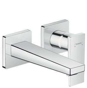 Hansgrohe Metropol Çubuk Volan Ankastre Lavabo Bataryası Kısa Gaga Krom 32525000 - 1