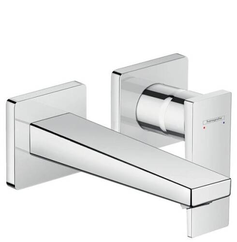 Hansgrohe Metropol Çubuk Volan Ankastre Lavabo Bataryası Kısa Gaga Krom 32525000 - 1