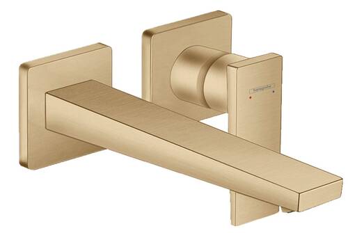 Hansgrohe Metropol Çubuk Volan Ankastre Lavabo Bataryası Mat Bronz 32526140 - 1