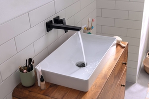 Hansgrohe Metropol Çubuk Volan Ankastre Lavabo Bataryası Mat Siyah 32526670 - 2