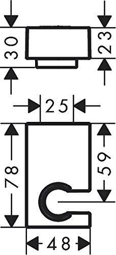 Hansgrohe Porter E Duş Askısı Mat Beyaz 28387700 - 2