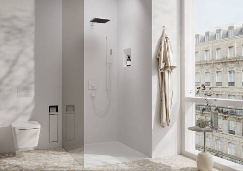 Hansgrohe Pulsify E Baton El Duşu 100 1jet EcoSmart Mat Beyaz 24320700 - 3