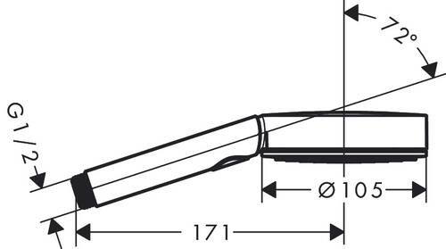 Hansgrohe Pulsify 3 Akışlı El Duşu Mat Siyah 24110670 - 2