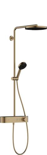 Hansgrohe Pulsify Termostatik Duş Kolonu 1 Jet Mat Bronz 24220140 - 1