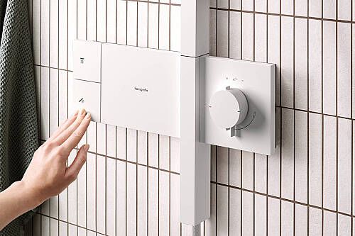 Hansgrohe Raindance Alive Q Termostatik Duş Kolonu EcoSmart Mat Beyaz 24581700 - 2